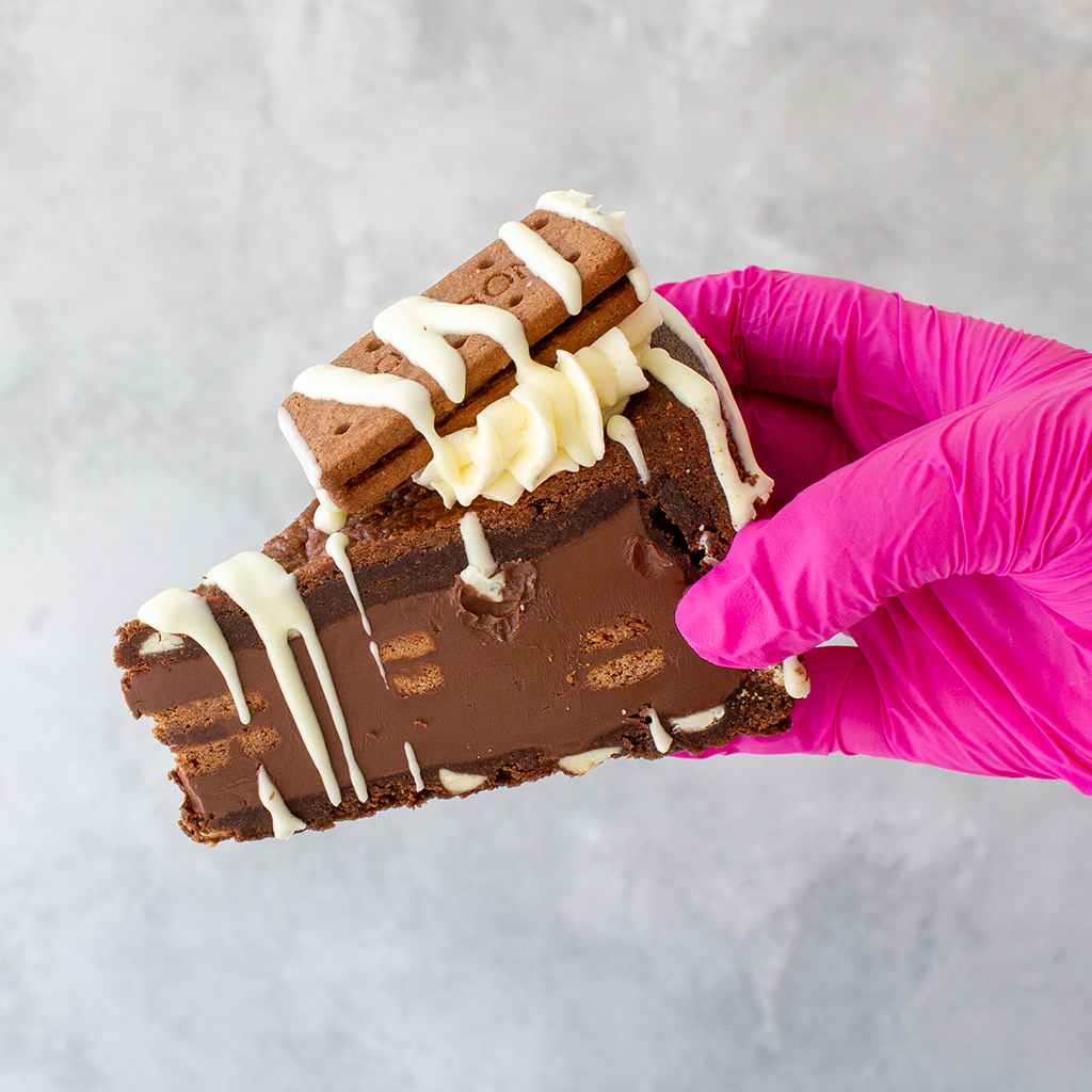 Bourbon Biscuit Cookie Pie Slice