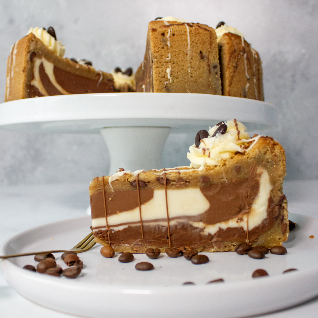 PREORDER - Full Caffe Latte Cookie Pie - 12 Slices