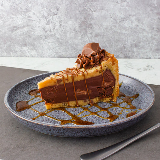Caramel Cookie Pie Slice