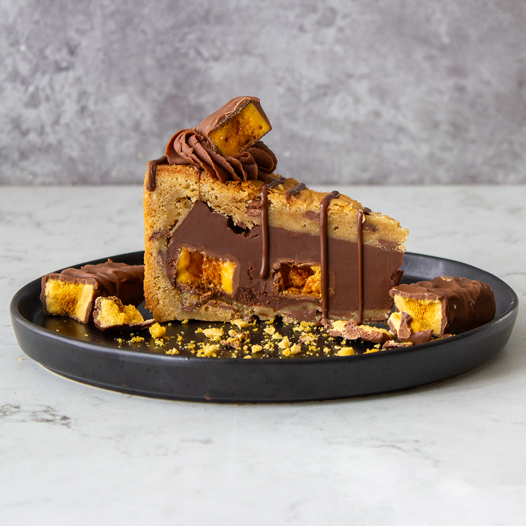 Crunchie Cookie Pie Slice