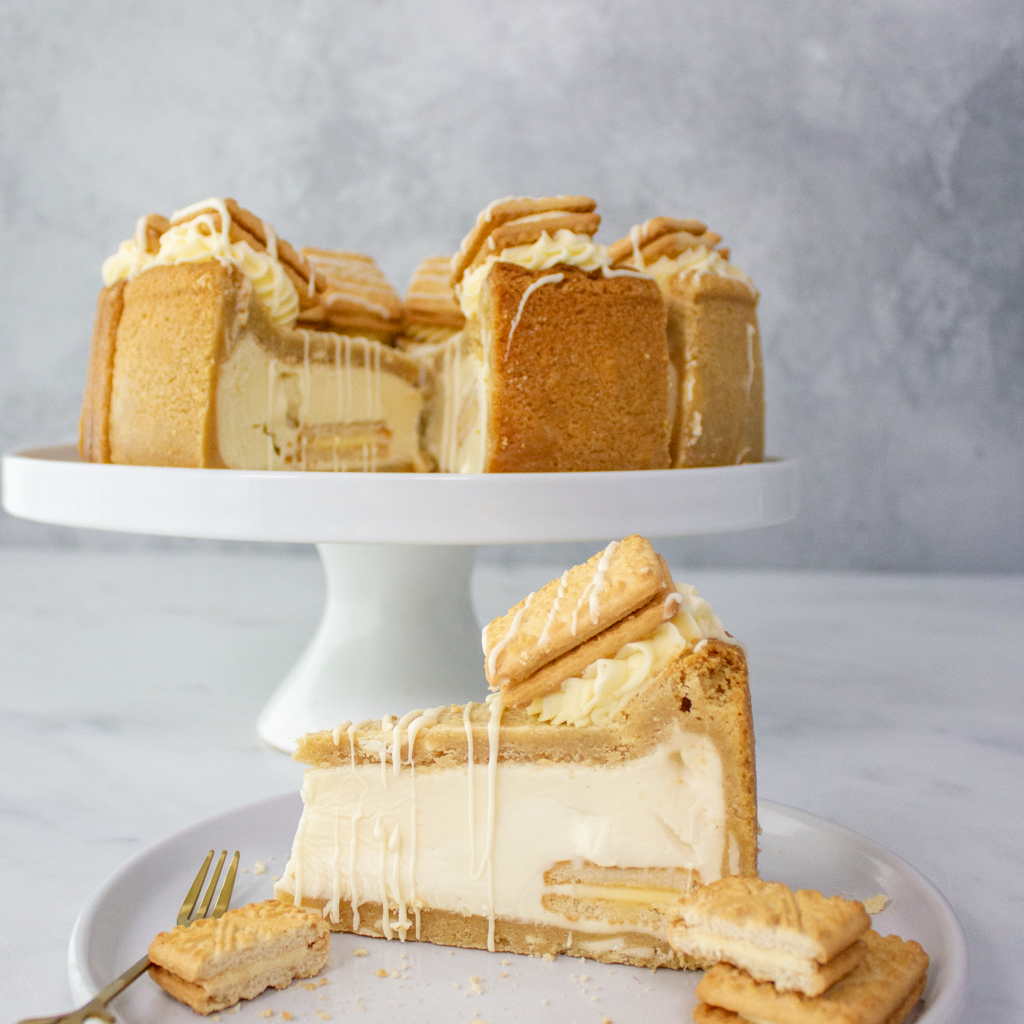 PREORDER - Full Custard Cream Cookie Pie - 12 Slices