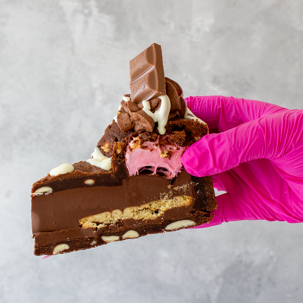 S'mores Cookie Pie Slice