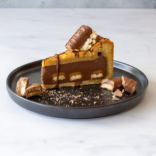 Twix Cookie Pie Slice