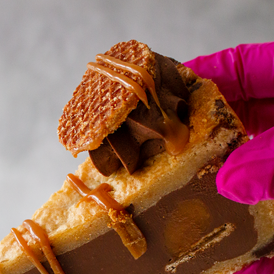 PREORDER - Full Stroopwafel Cookie Pie - 12 slices