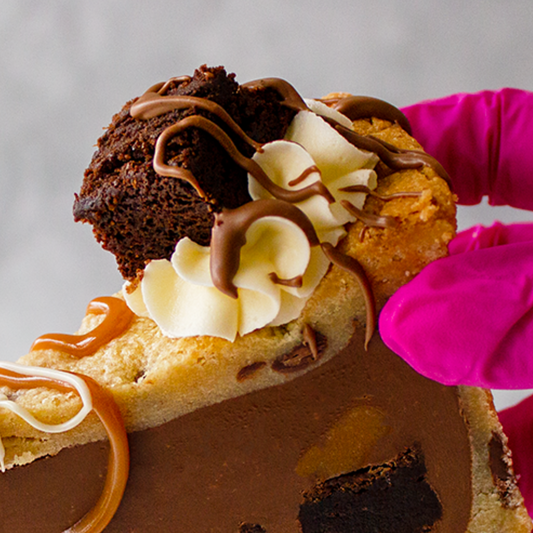 PREORDER - Full Salted Caramel Brownie Cookie Pie - 12 slices