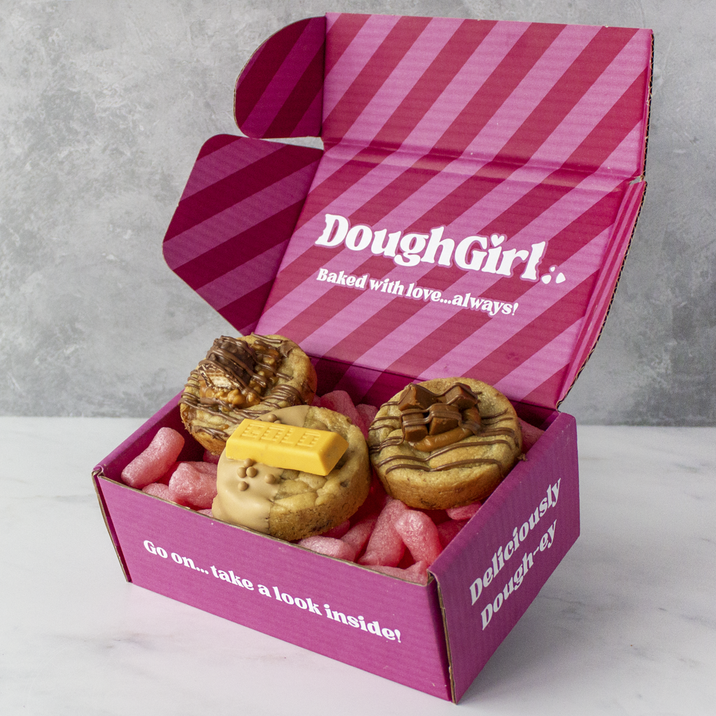 Send a Cookie gift boxes with freshly baked assorted cookies