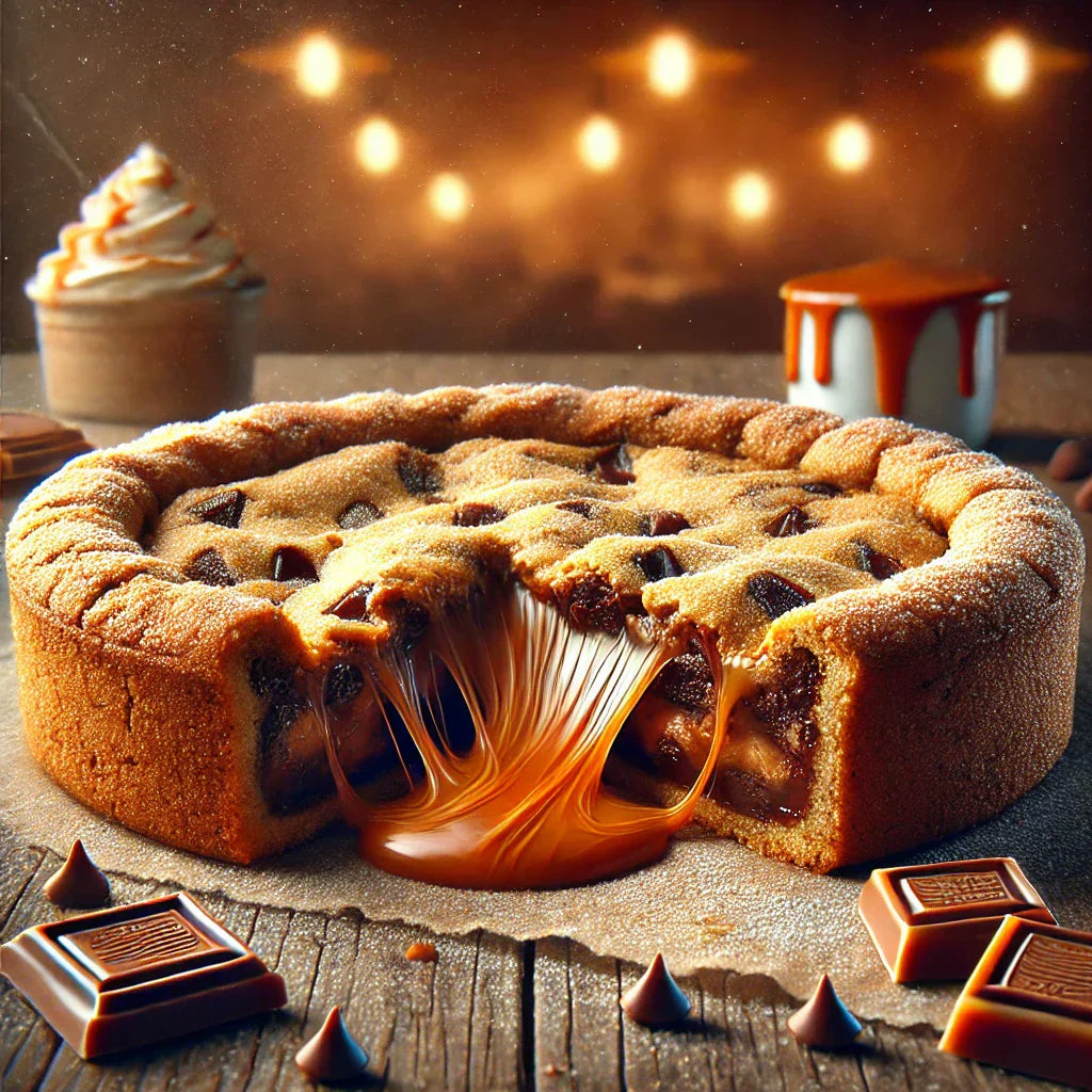 Viral TikTok dessert featuring deep-dish cookie pies