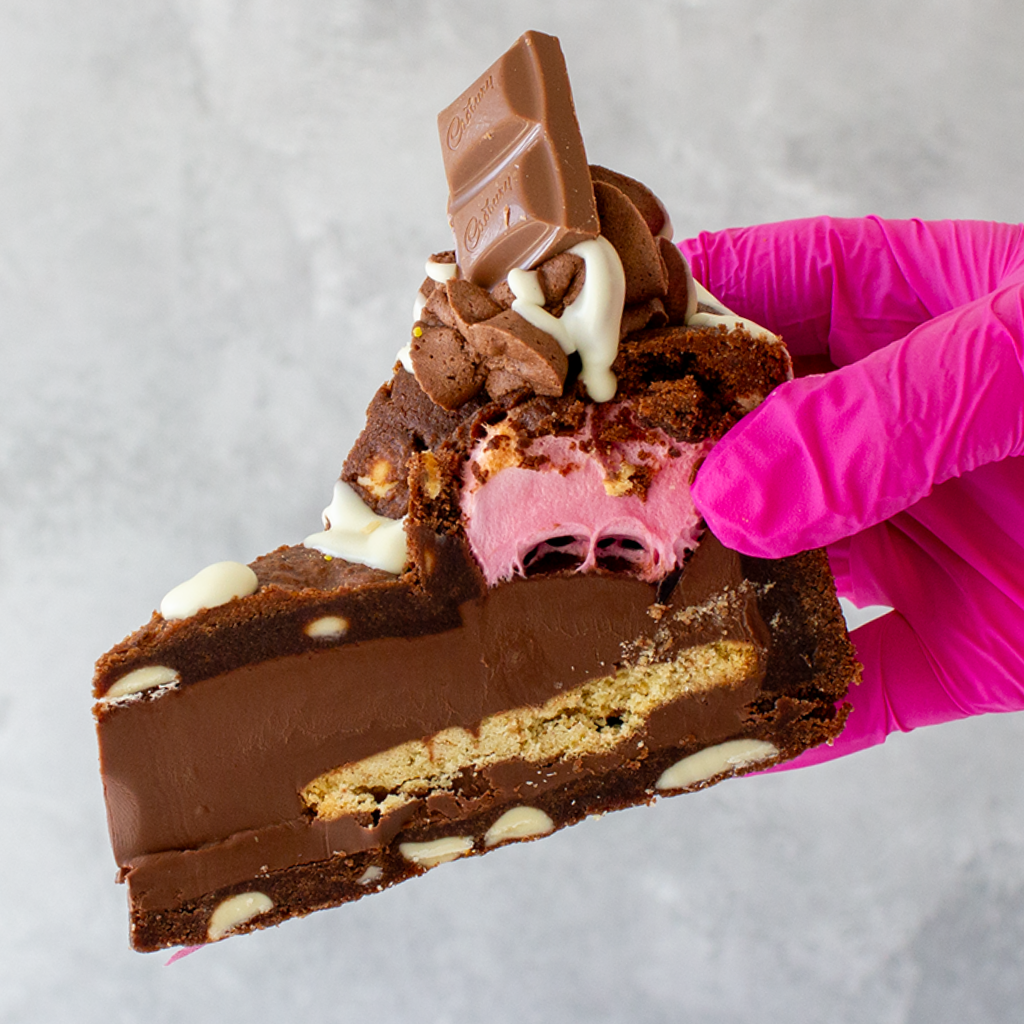 S'mores Cookie Pie Slice