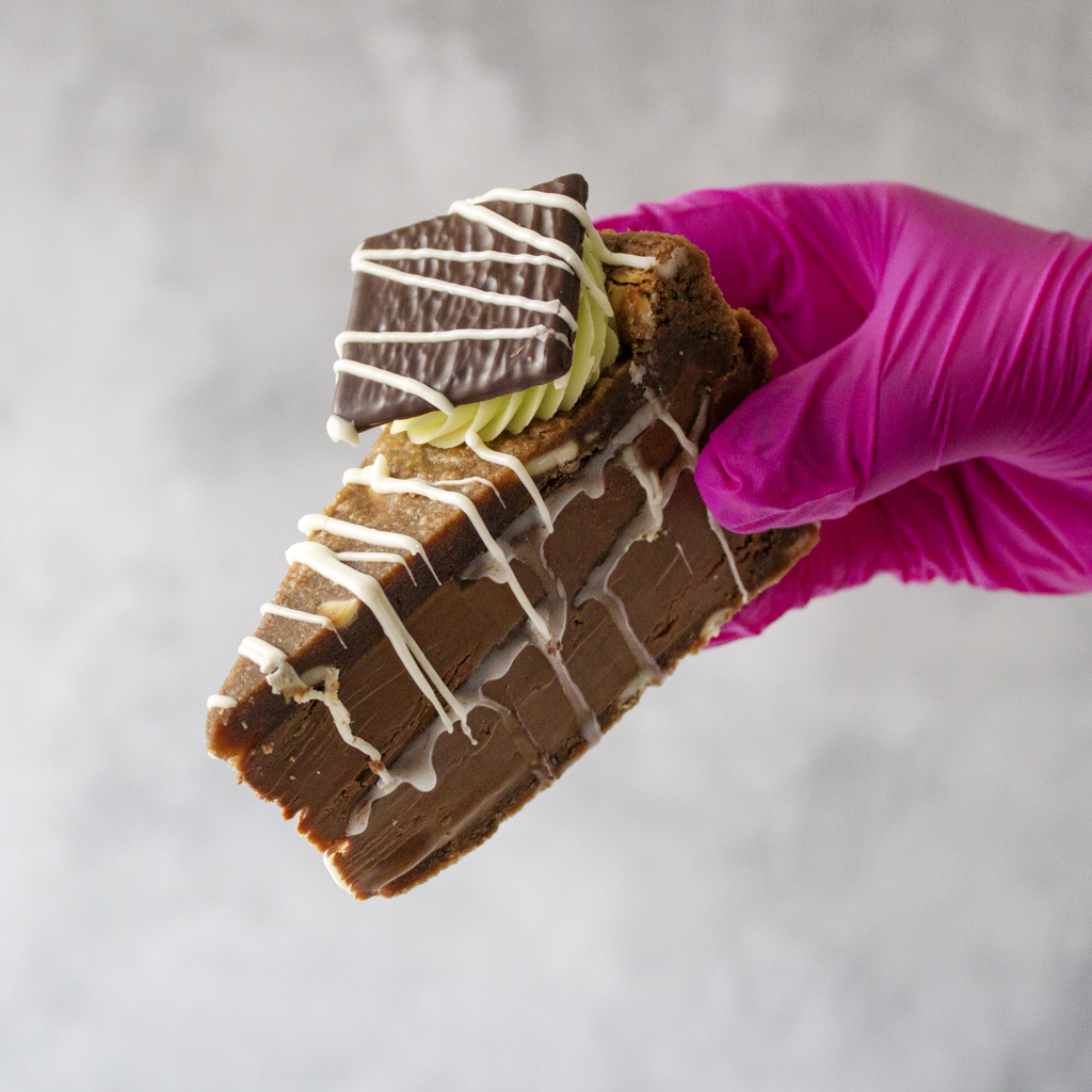 After Eight Cookie Pie Slice
