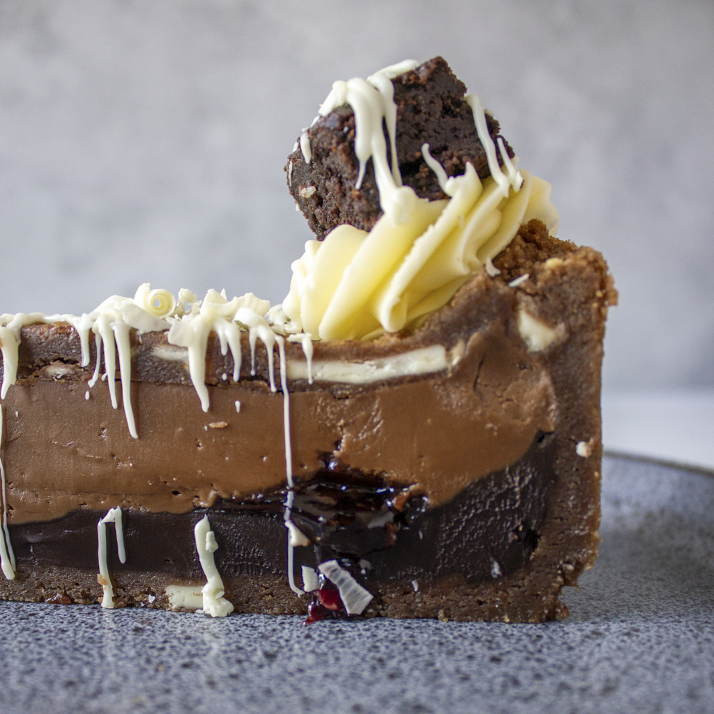 Black Forest Cookie Pie Slice
