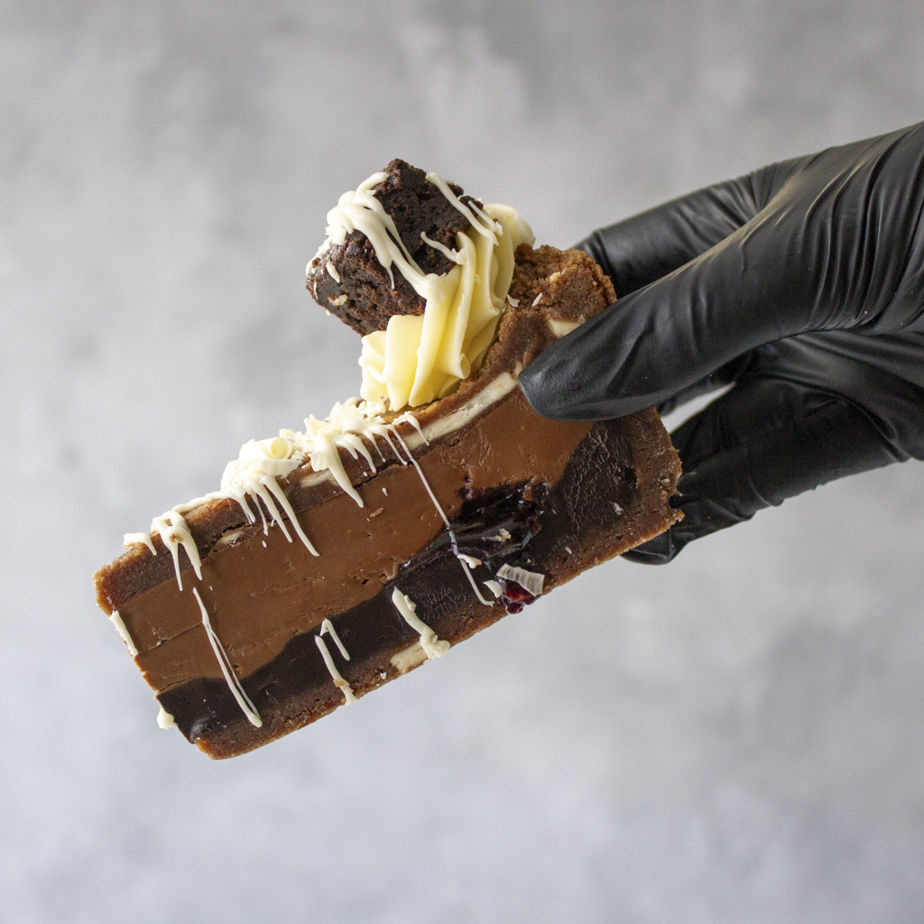 Black Forest Cookie Pie Slice