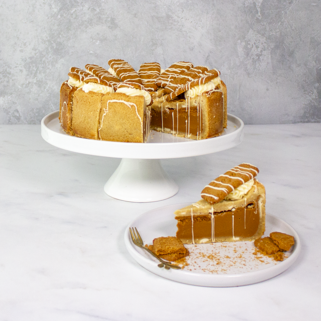 PREORDER - Full Biscoff Cookie Pie - 12 Slices