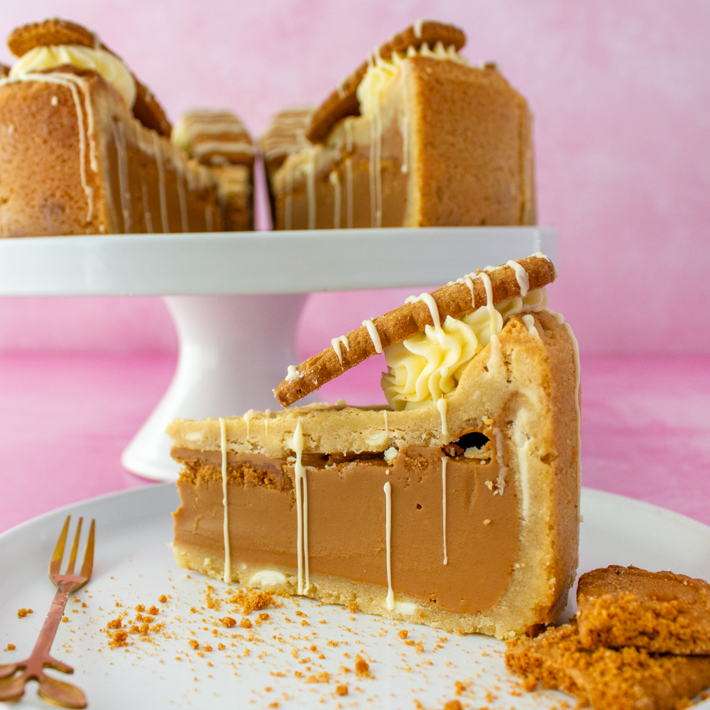 PREORDER - Full Biscoff Cookie Pie - 12 Slices