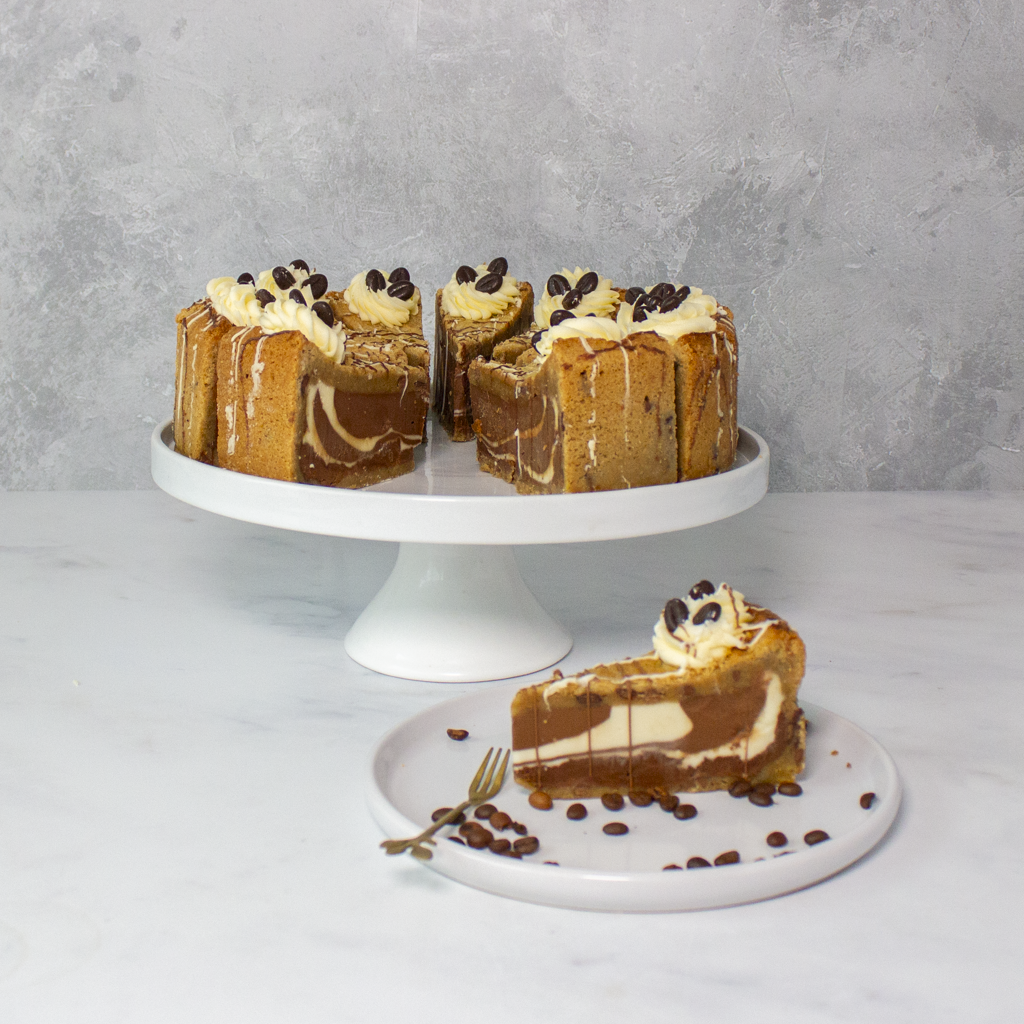 PREORDER - Full Caffe Latte Cookie Pie - 12 Slices