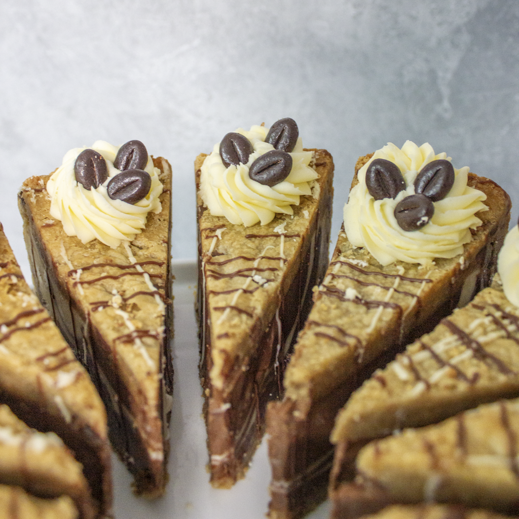 PREORDER - Full Caffe Latte Cookie Pie - 12 Slices