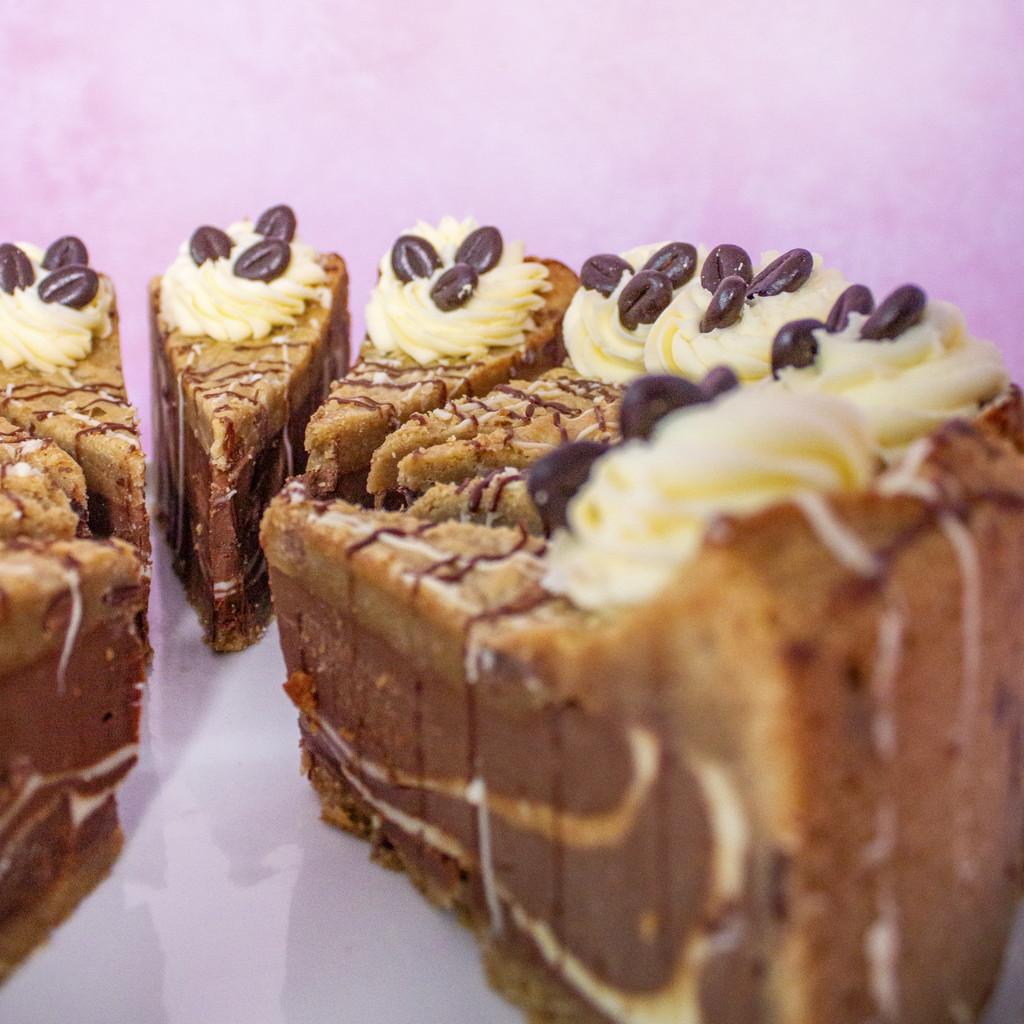 PREORDER - Full Caffe Latte Cookie Pie - 12 Slices