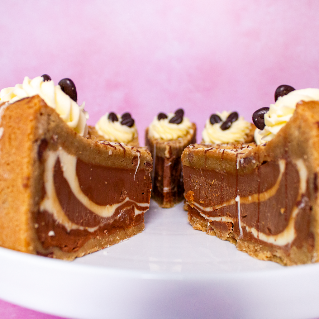 PREORDER - Full Caffe Latte Cookie Pie - 12 Slices