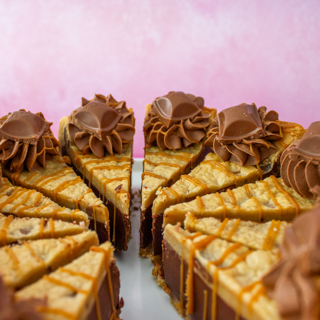 PREORDER - Full Cadbury Caramel Cookie Pie - 12 Slices