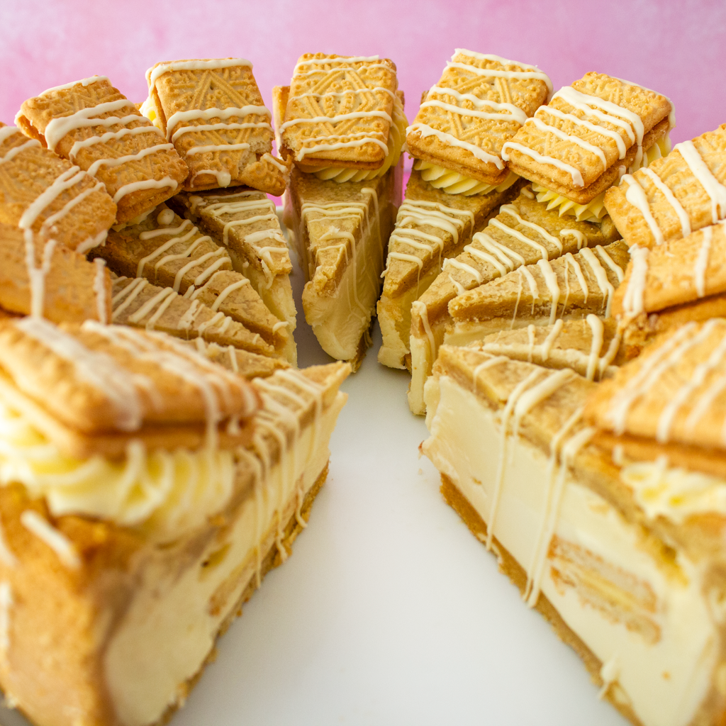 PREORDER - Full Custard Cream Cookie Pie - 12 Slices