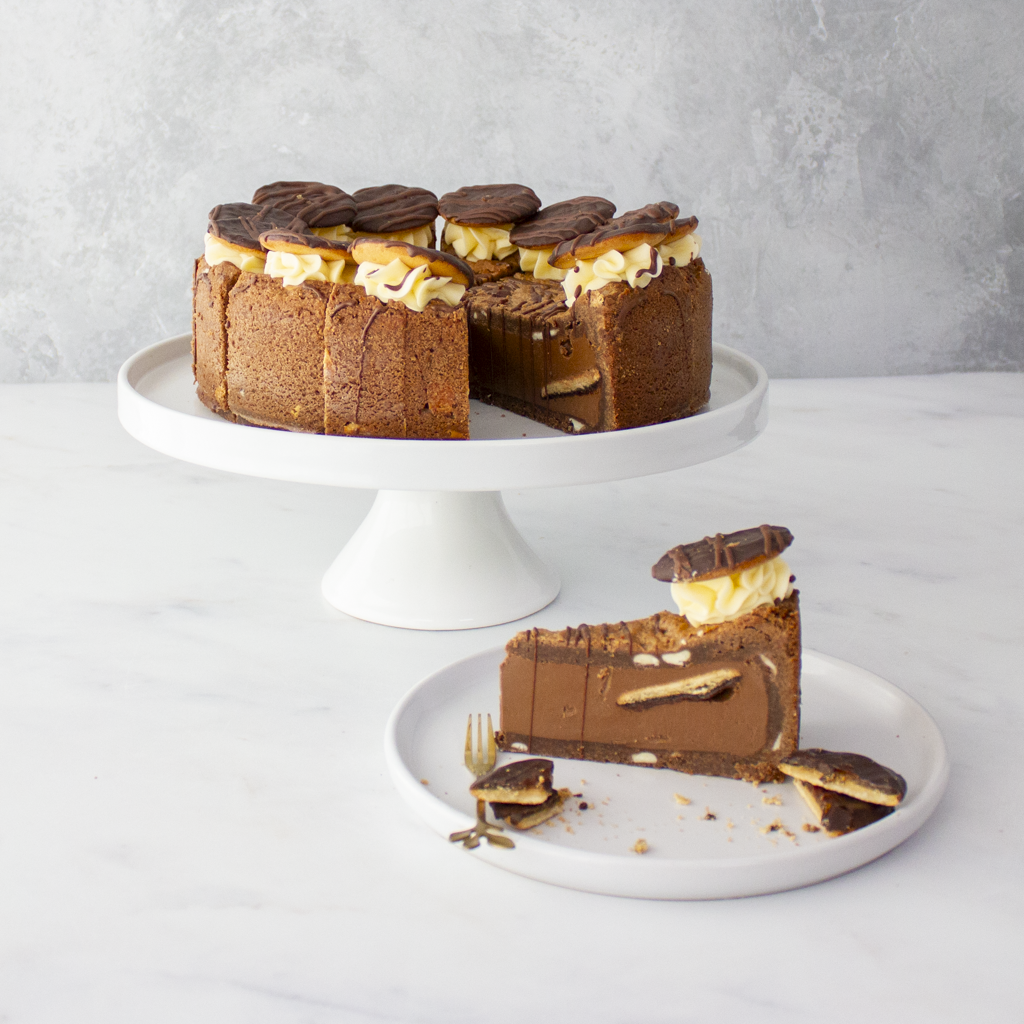 PREORDER - Full Jaffa Cake Cookie Pie - 12 Slices