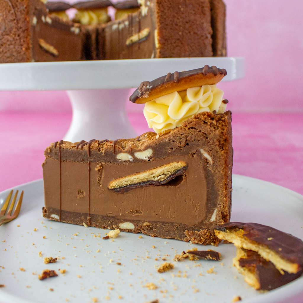 PREORDER - Full Jaffa Cake Cookie Pie - 12 Slices