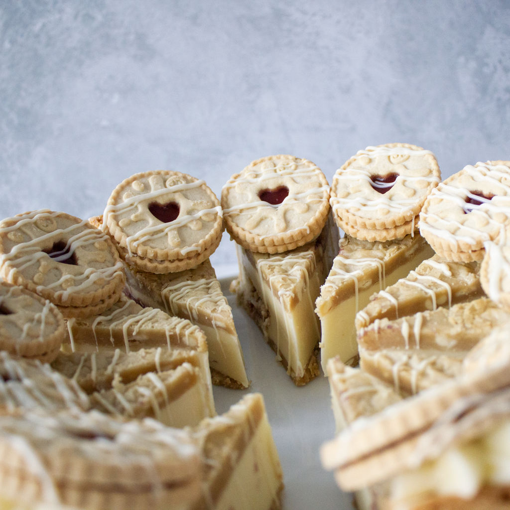 PREORDER - Full Jammy Dodger Cookie Pie - 12 Slices