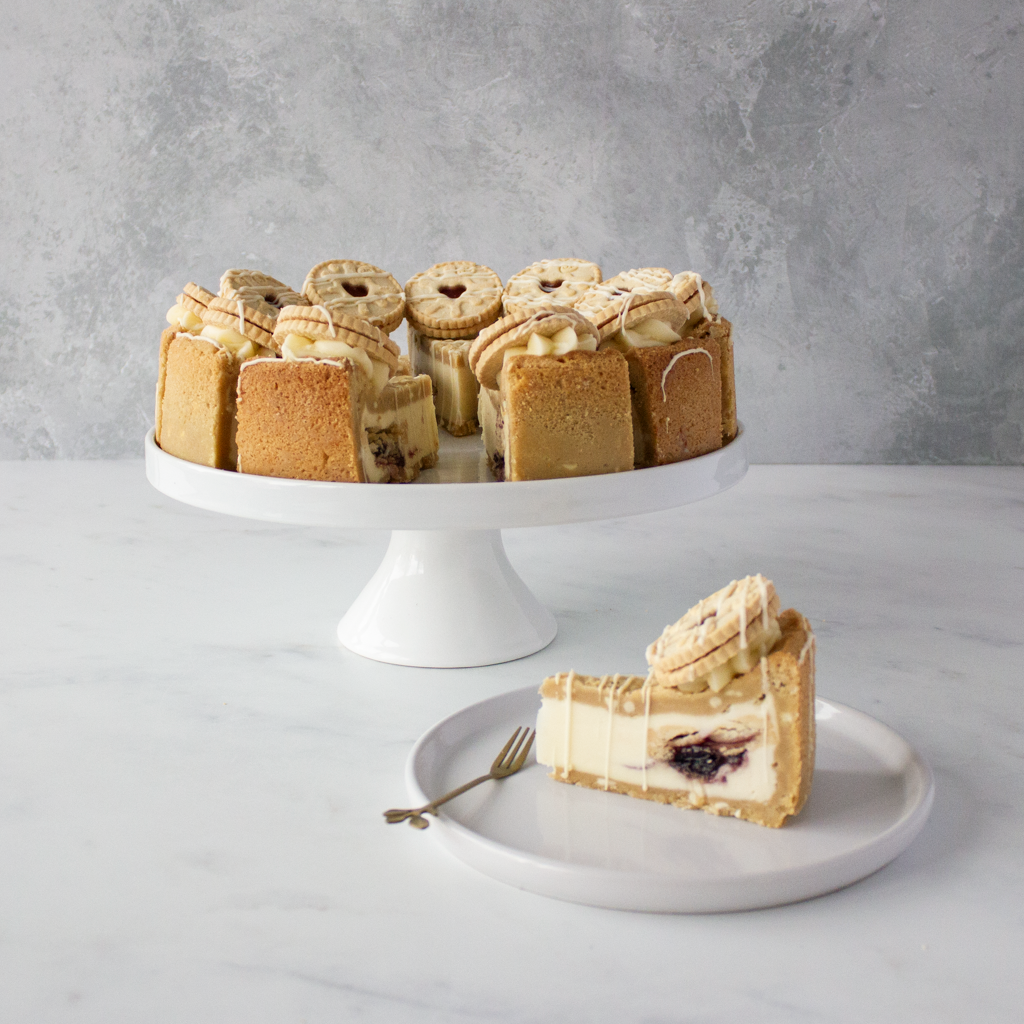 PREORDER - Full Jammy Dodger Cookie Pie - 12 Slices