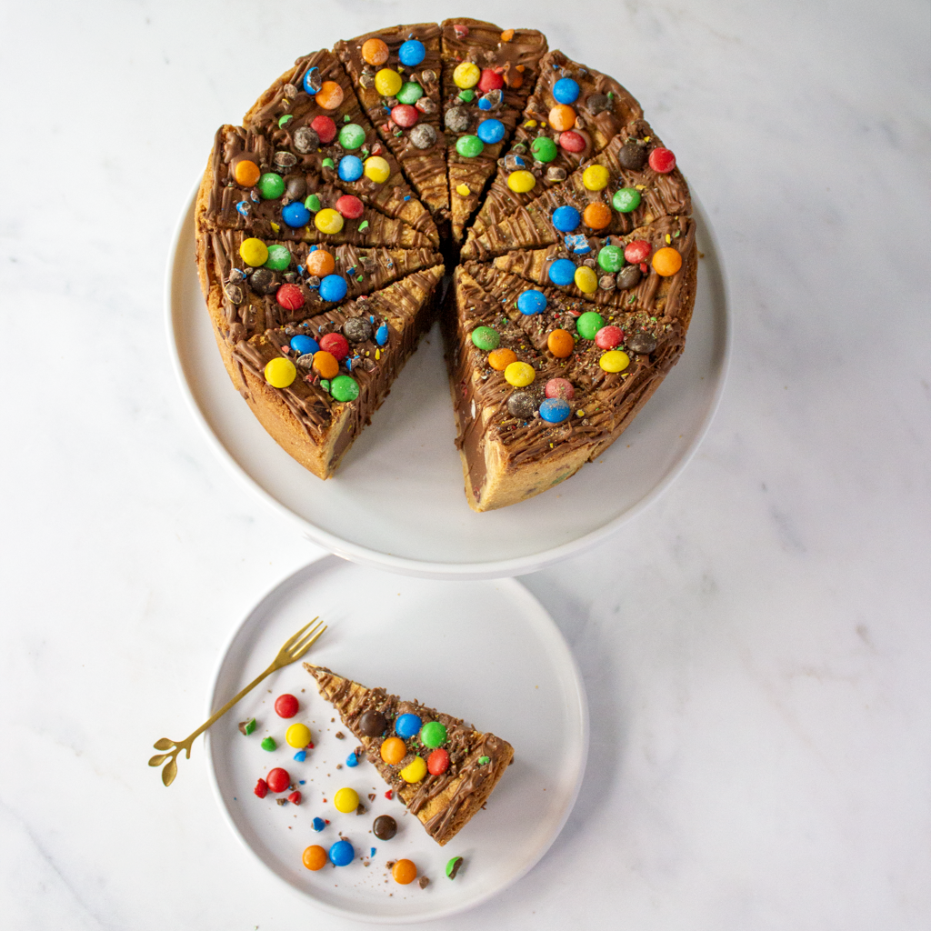 PREORDER - Full M&M Cookie Pie - 12 Slices
