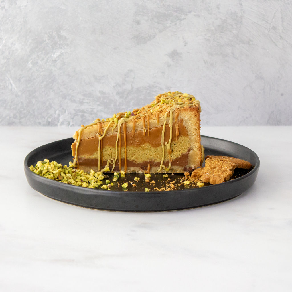 PREORDER - Full Dubai Chocolate & Biscoff Cookie Pie - 12 slices