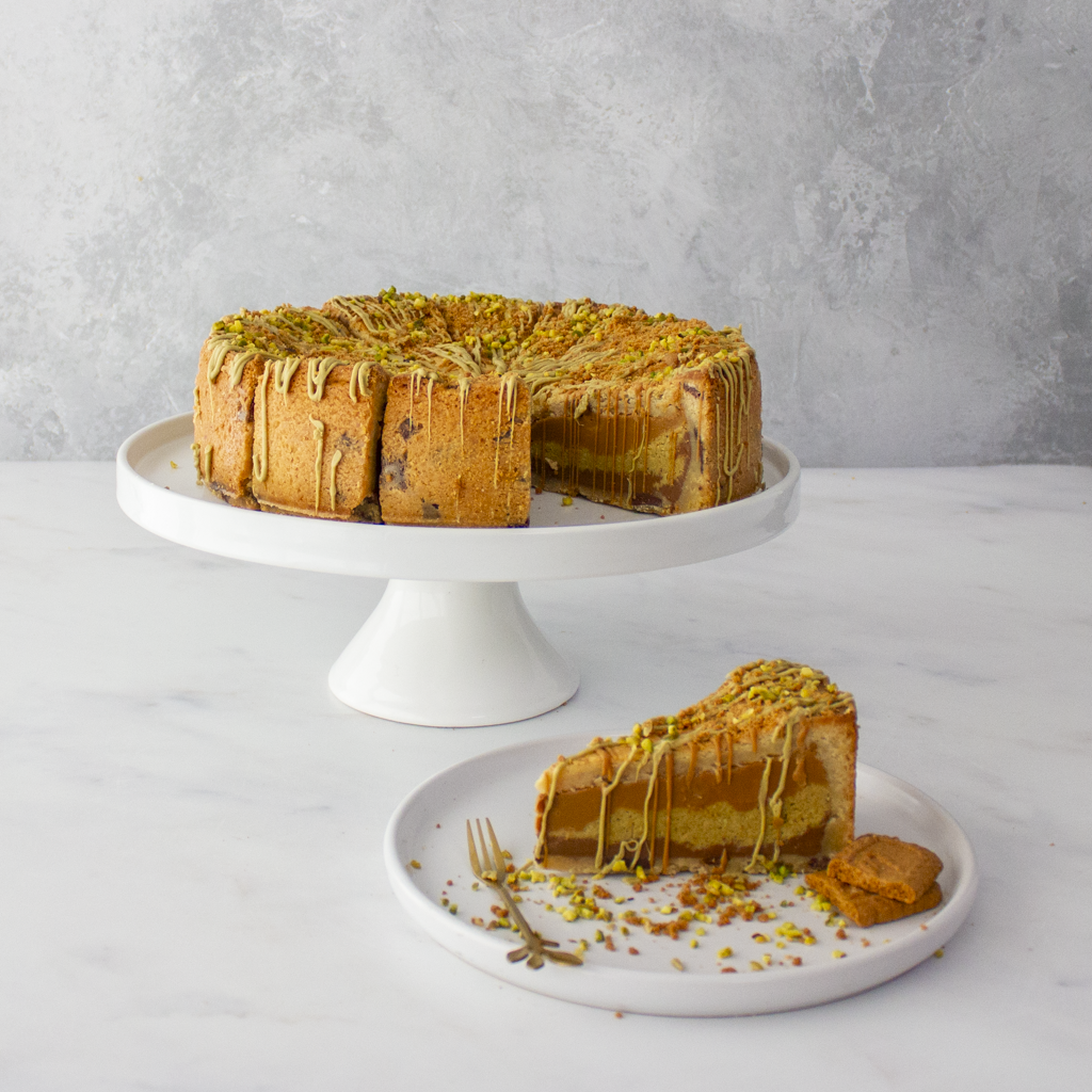 PREORDER - Full Dubai Chocolate & Biscoff Cookie Pie - 12 slices