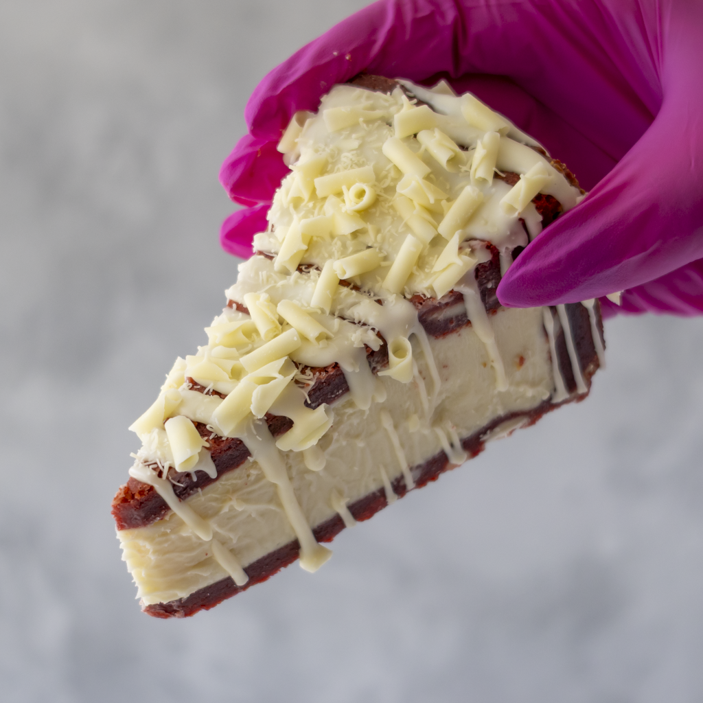 PREORDER - Full Red Velvet Cookie Pie Slice - 12 Slices