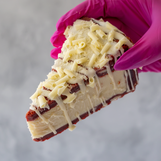 PREORDER - Full Red Velvet Cookie Pie Slice - 12 Slices