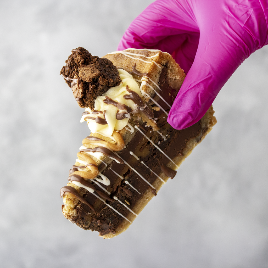 PREORDER - Full Salted Caramel Brownie Cookie Pie - 12 slices