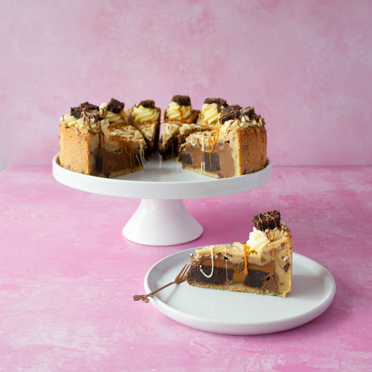 PREORDER - Full Salted Caramel Brownie Cookie Pie - 12 slices
