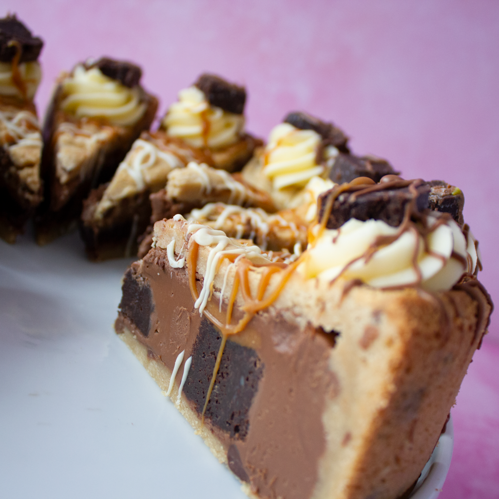 PREORDER - Full Salted Caramel Brownie Cookie Pie - 12 slices