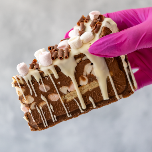 S'mores Cookie Pie Slice