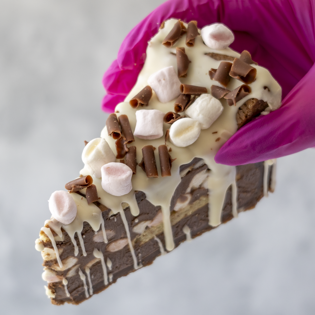 S'mores Cookie Pie Slice