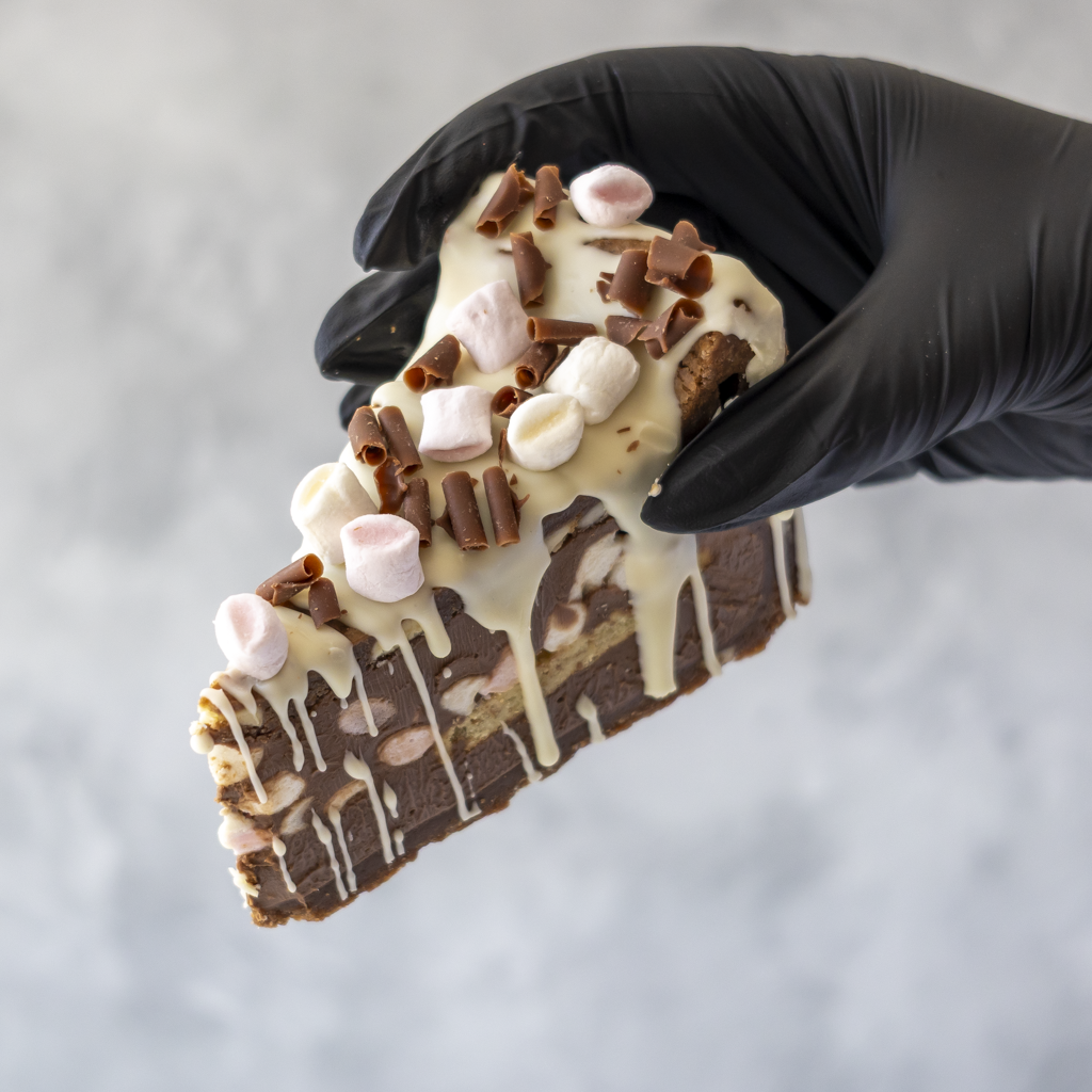 S'mores Cookie Pie Slice