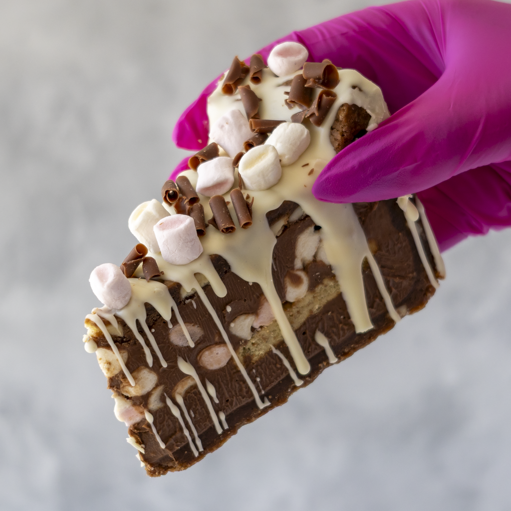 S'mores Cookie Pie Slice