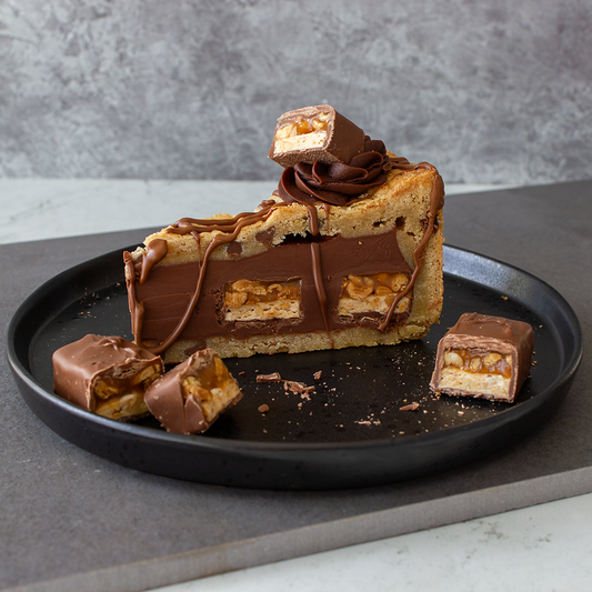 Snickers Cookie Pie Slice