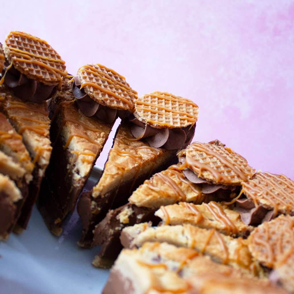 PREORDER - Full Stroopwafel Cookie Pie - 12 slices