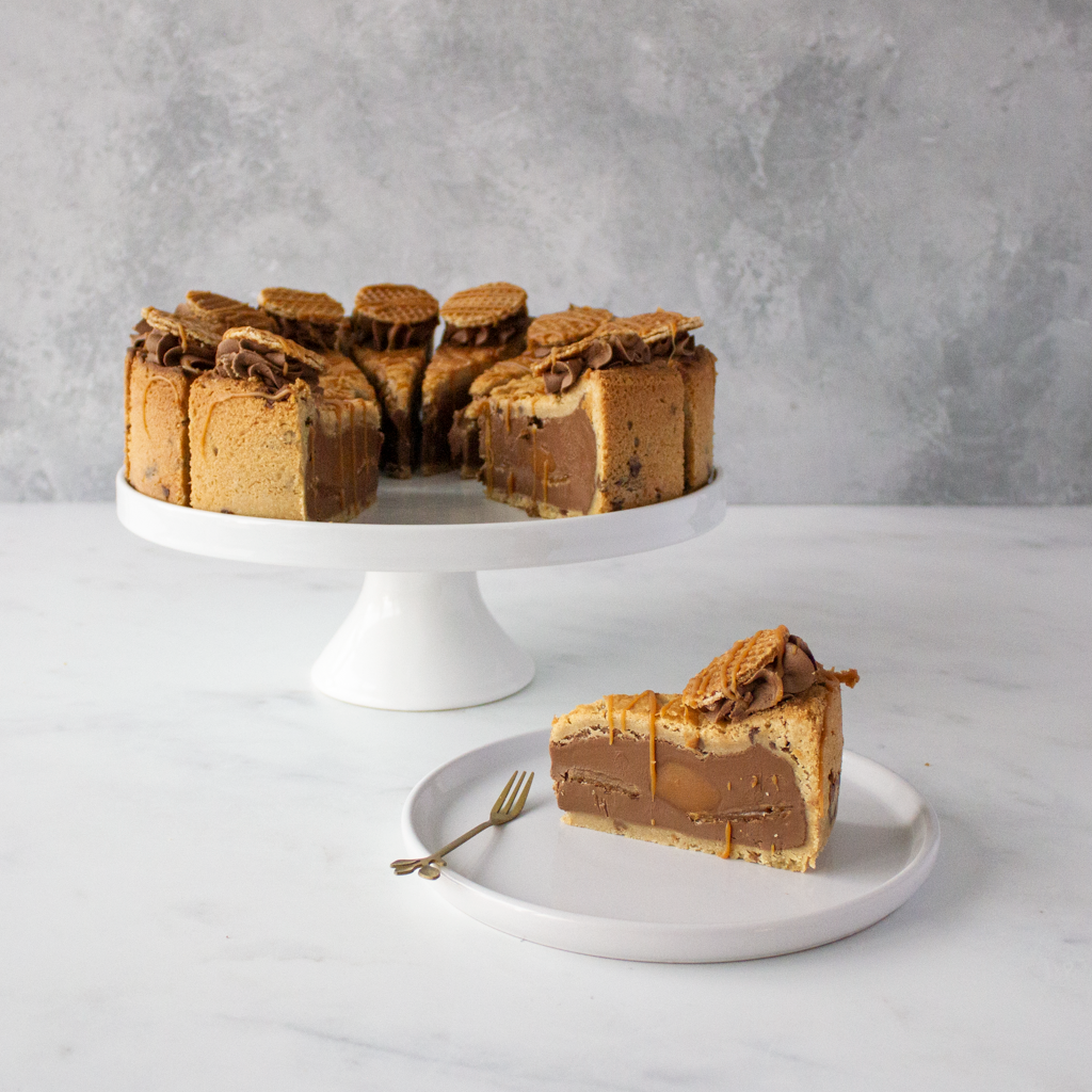 PREORDER - Full Stroopwafel Cookie Pie - 12 slices