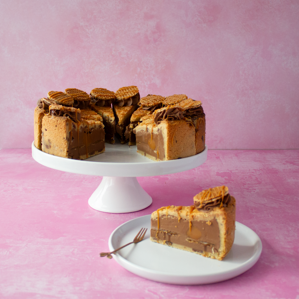 PREORDER - Full Stroopwafel Cookie Pie - 12 slices