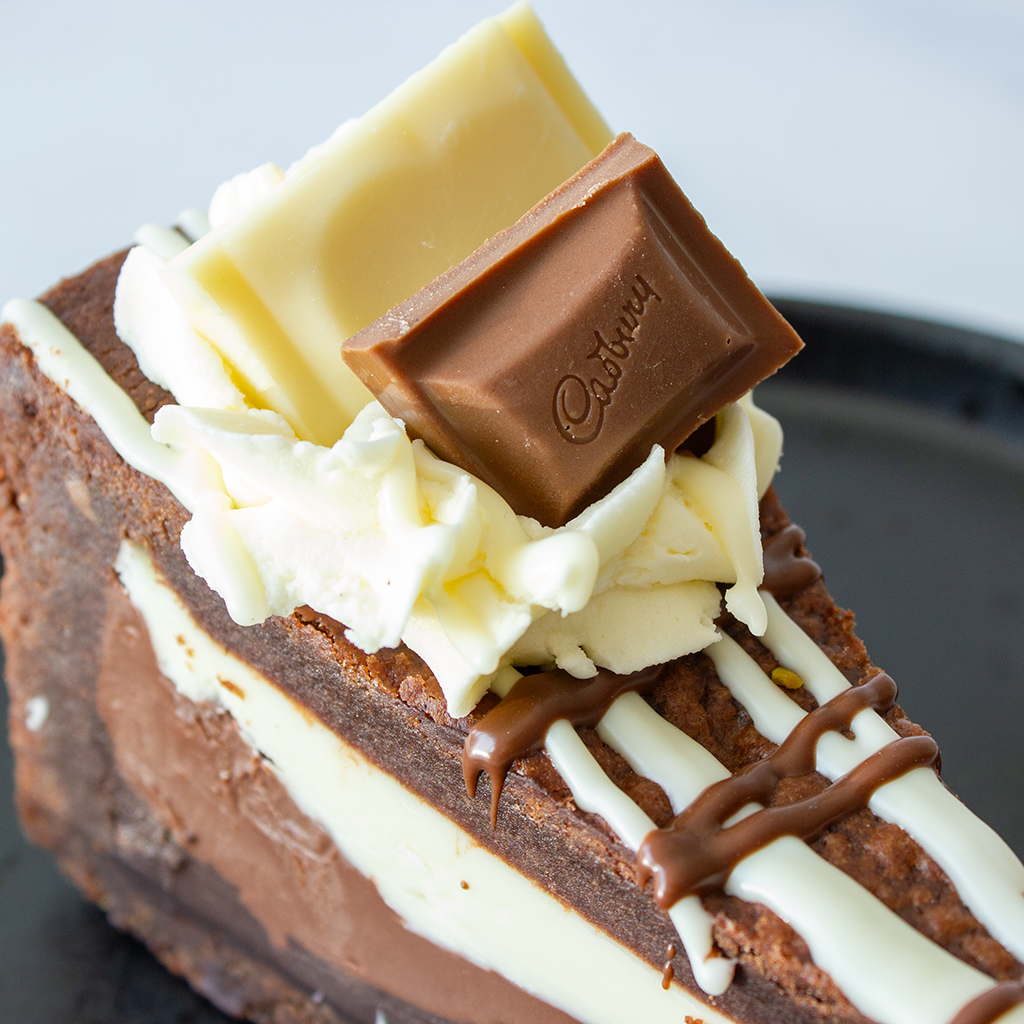 Triple Chocolate Cookie Pie Slice