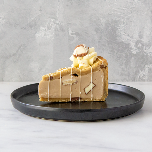 White Bueno Cookie Pie Slice