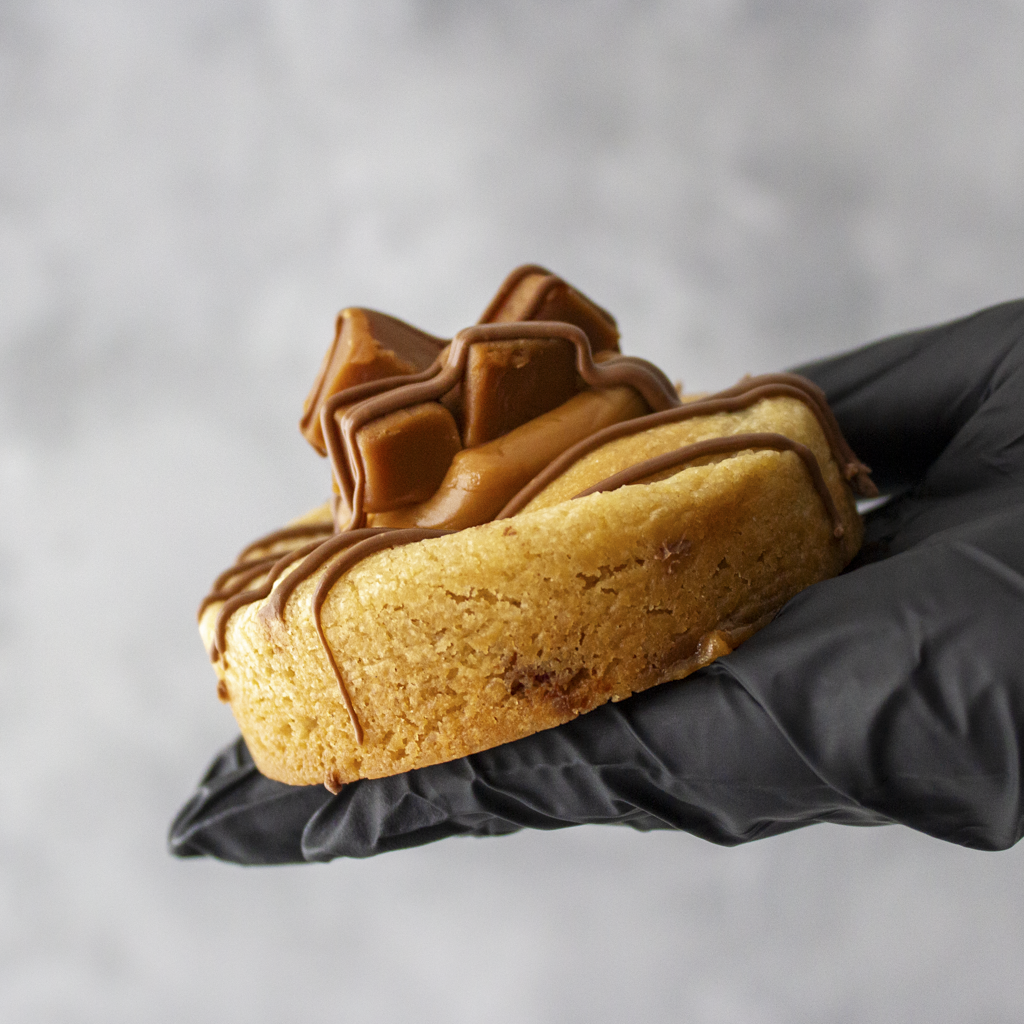 Sea Salt & Caramel Stuffed Deluxe Cookie