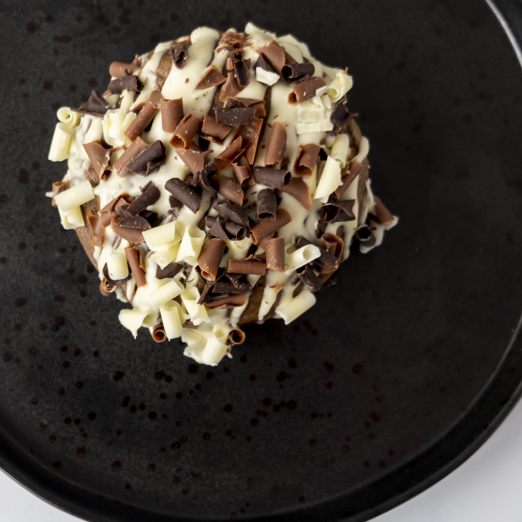 Triple Chocolate Stuffed Deluxe Cookie