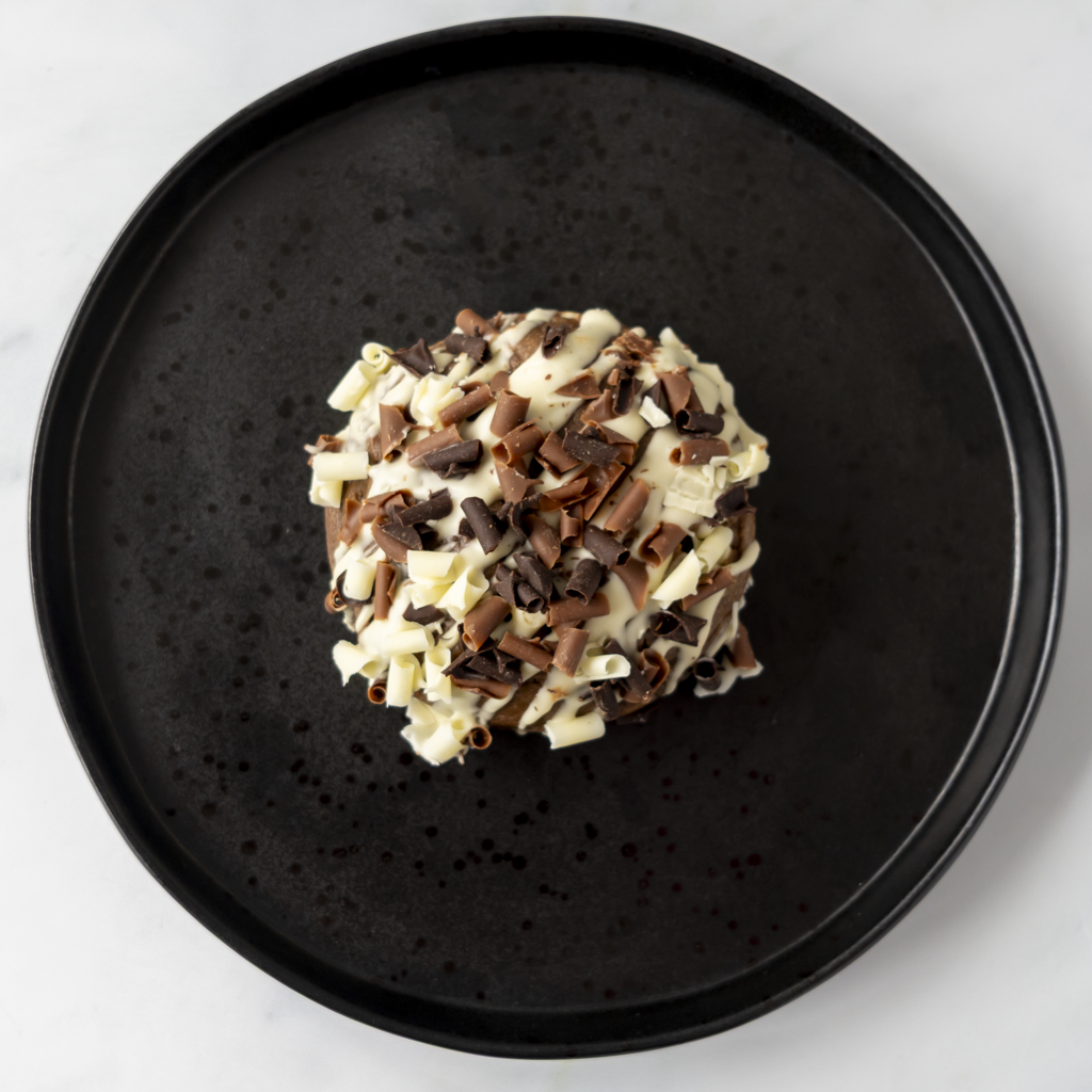 Triple Chocolate Stuffed Deluxe Cookie