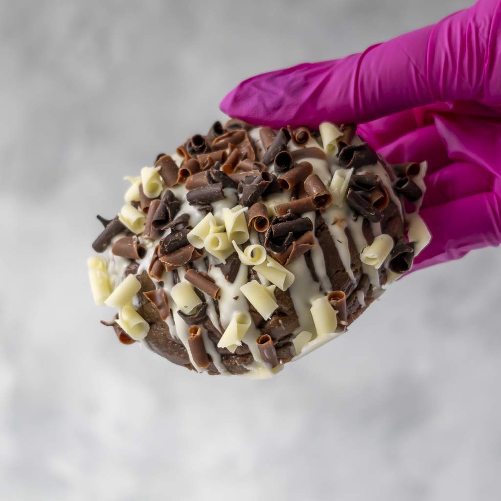 Triple Chocolate Stuffed Deluxe Cookie