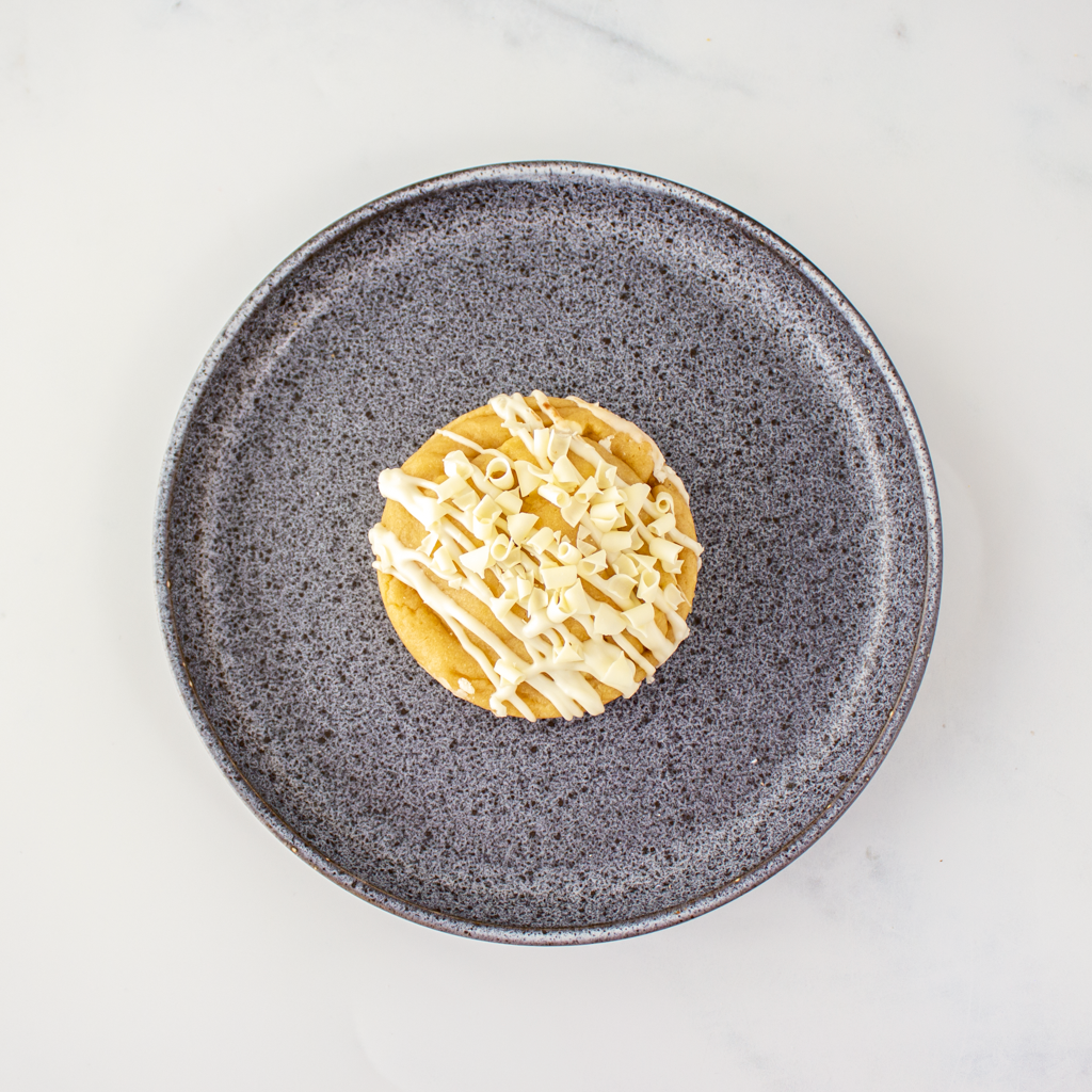 Lemon & White Chocolate Stuffed Deluxe Cookie